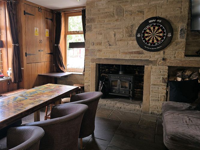 The Loose Goose Interior Cozy Area